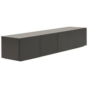 MID.YOU NÍZKÁ KOMODA, černá, 180/35/40 cm obraz