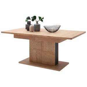 MID.YOU JÍDELNÍ STŮL, antracitová, dub bianco, 180-280/100/78 cm obraz