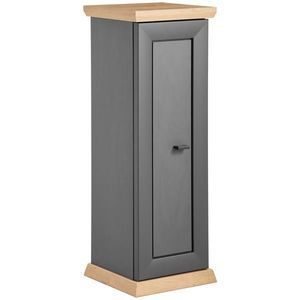 Hom`in STOJAN NA KVĚTINY, antracitová, dub artisan obraz