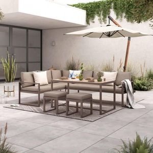 Ambia Garden ZAHRADNÍ JÍDELNÍ SET kov, plast obraz