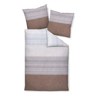 Janine POVLEČENÍ, makosatén, béžová, 140/200 cm obraz