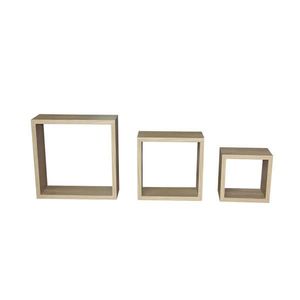 Carryhome SADA NÁSTĚNNÝCH REGÁLŮ, Sonoma dub obraz