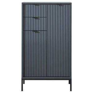 MID.YOU VYSOKÁ KOMODA, šedá, 60/106/32 cm obraz