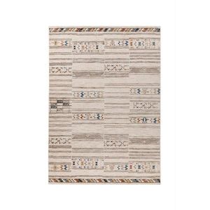 KOBEREC TKANÝ NA PLOCHO, 120/170 cm, tmavě šedá, béžová obraz