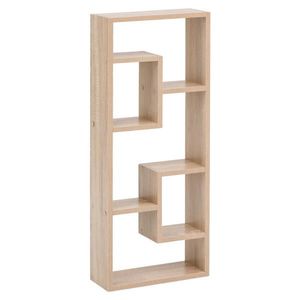 MID.YOU NÁSTĚNNÝ REGÁL, barvy dubu, 36/90/14, 5 cm obraz