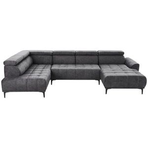 Stylife SEDACÍ SOUPRAVA, textil, barvy grafitu obraz