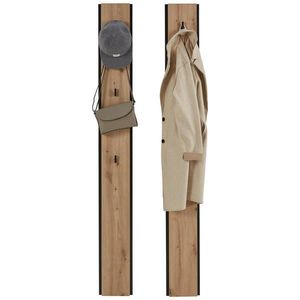 Voleo ŠATNÍ PANEL, černá, dub artisan, 19, 6/170/3 cm obraz