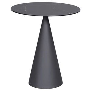 Dieter Knoll ODKLÁDACÍ STOLEK, antracitová, černá obraz