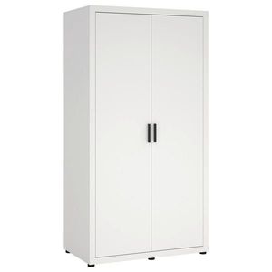 MID.YOU ŠATNÍ SKŘÍŇ S OTOČNÝMI DVEŘMI, bílá, 105, 1/200, 9/59, 8 cm obraz