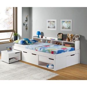 MID.YOU POSTEL S ÚLOŽNÝM PROSTOREM, 90/200 cm, bílá obraz