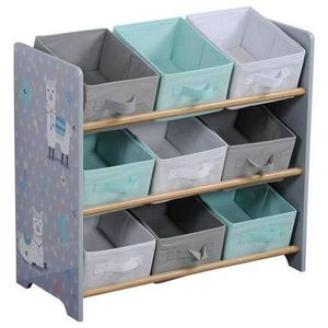 Kesper REGÁL DO DĚTSKÉHO POKOJE, tmavě šedá, 65/60/30 cm obraz