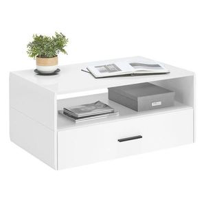 Hom`in KONFERENČNÍ STOLEK, bílá, kompozitní dřevo, 93, 2/42, 7/60, 2 cm obraz