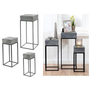 SCHODY NA KVĚTINY, kov, kámen, 30/70/30 cm obraz