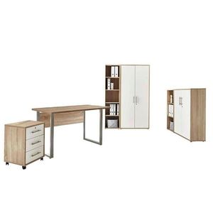 MID.YOU KANCELÁŘ, bílá, Sonoma dub obraz