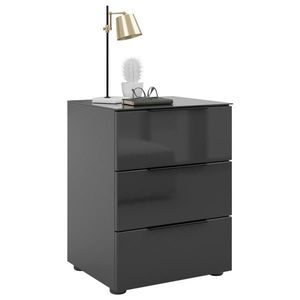 NOČNÍ STOLEK, antracitová, 45/60/40 cm obraz