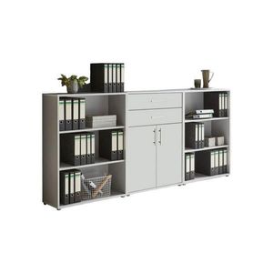 MID.YOU SKŘÍŇ NA ŠANONY, šedá, bílá, 253, 2/113, 6/33 cm obraz