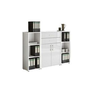 MID.YOU SKŘÍŇ NA ŠANONY, bílá, vysoce lesklá bílá, 172, 6/113, 6/33 cm obraz