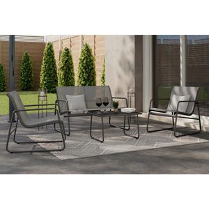 Ambia Garden ZAHRADNÍ SADA 4dílné, kov, sklo, textil obraz