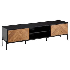 MID.YOU NÍZKÁ KOMODA, černá, 163/45/40 cm obraz