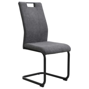 Carryhome HOUPACÍ ŽIDLE, antracitová, černá obraz