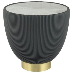 MID.YOU ODKLÁDACÍ STOLEK, tmavě šedá obraz