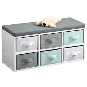 Kesper DĚTSKÁ LAVICE šedá, tyrkysová, bílá obraz