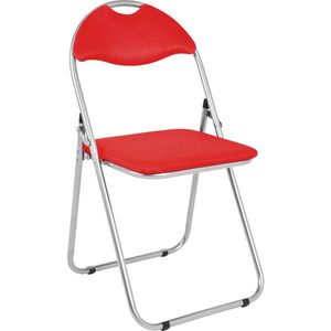 Boxxx SKLÁDACÍ ŽIDLE, červená, barvy hliníku obraz