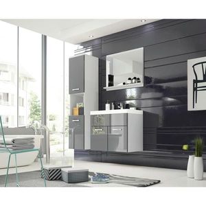 P & B KOUPELNA šedá, bílá obraz