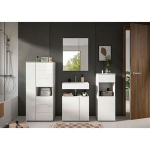 MID.YOU KOUPELNA vysoce lesklá bílá obraz