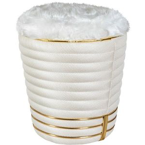 MID.YOU TABURET, textil, 42/50 cm obraz