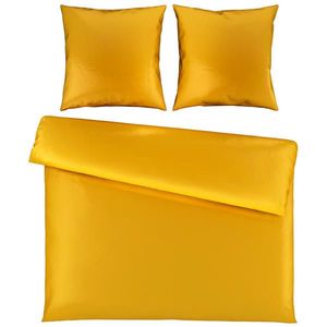 Novel POVLEČENÍ, satén, barvy zlata, 200/200 cm obraz