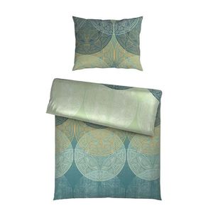 Bio: Vio POVLEČENÍ, satén, zelená, 140/200 cm obraz