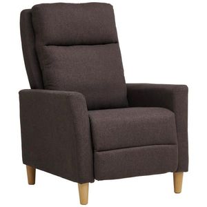 Carryhome TELEVIZNÍ KŘESLO, plast, textil, hnědá obraz