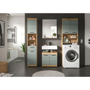 MID.YOU KOUPELNA šalvějově zelená obraz