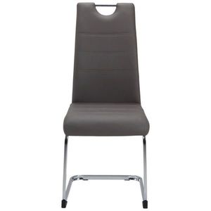 P & B HOUPACÍ ŽIDLE, šedohnědá, barvy chromu obraz