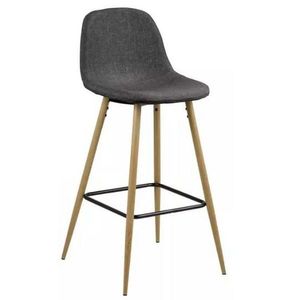 MID.YOU BAROVÁ ŽIDLE, antracitová, barvy dubu obraz