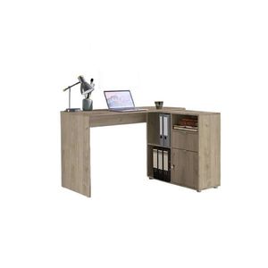 MID.YOU PSACÍ STŮL S ÚLOŽNÝM PROSTOREM, barvy dubu, obraz