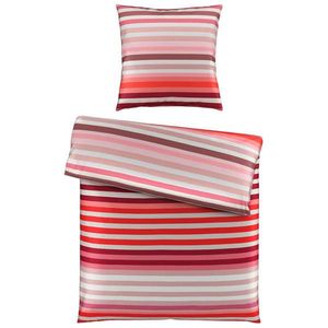 Novel POVLEČENÍ, satén, červená, 155/220 cm obraz