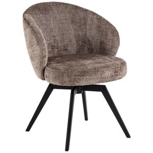 MID.YOU ŽIDLE S PODRUČKAMI, ocel, struktura, hnědá, černá obraz