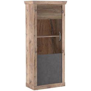 Livetastic VITRÍNA, antracitová, barvy dubu, 76/173, 7/40 cm obraz