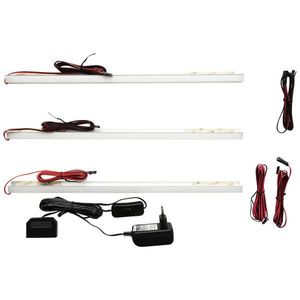 Carryhome OSVĚTLENÍ POLIC, bílá, 45/2/2 cm obraz