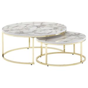 MID.YOU SADA ODKLÁDACÍCH STOLKŮ, bílá obraz