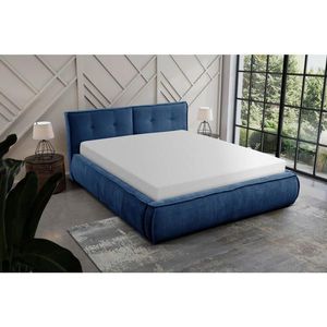 Livetastic ČALOUNĚNÁ POSTEL, 180/200 cm, modrá obraz