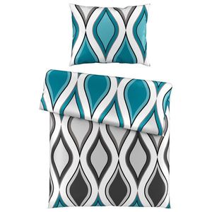 Esposa POVLEČENÍ, satén, modrá, 140/200 cm obraz