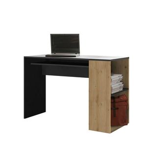 PSACÍ STŮL, barvy grafitu, dub artisan, 113.9/75, 5/50 cm obraz