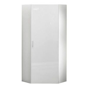 Xora SKŘÍŇ NA ODĚV, bílá, 80/185/80 cm obraz