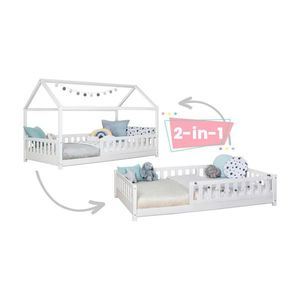 MID.YOU DĚTSKÁ POSTEL SE STŘÍŠKOU, 120/200 cm bílá obraz