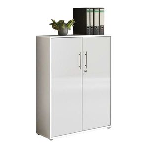 MID.YOU SKŘÍŇ NA ŠANONY, bílá, vysoce lesklá bílá, 84, 4/113, 6/33 cm obraz