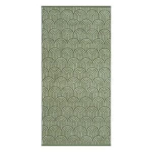 Cawoe RUČNÍK, 50/100 cm, přírodní barvy, barvy zlata, lesní zelená obraz