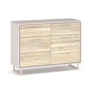 Livetastic KOMODA, dub, kašmírová, dub bianco, 108/79/40 cm obraz